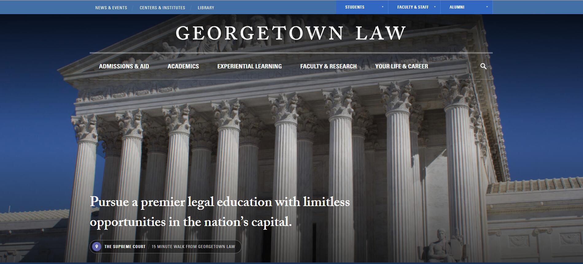 The Law Center at Georgetown University