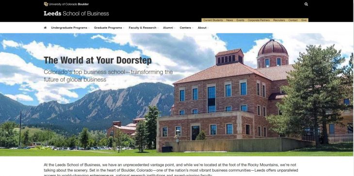 The Leeds School of Business at University of Colorado--Boulder