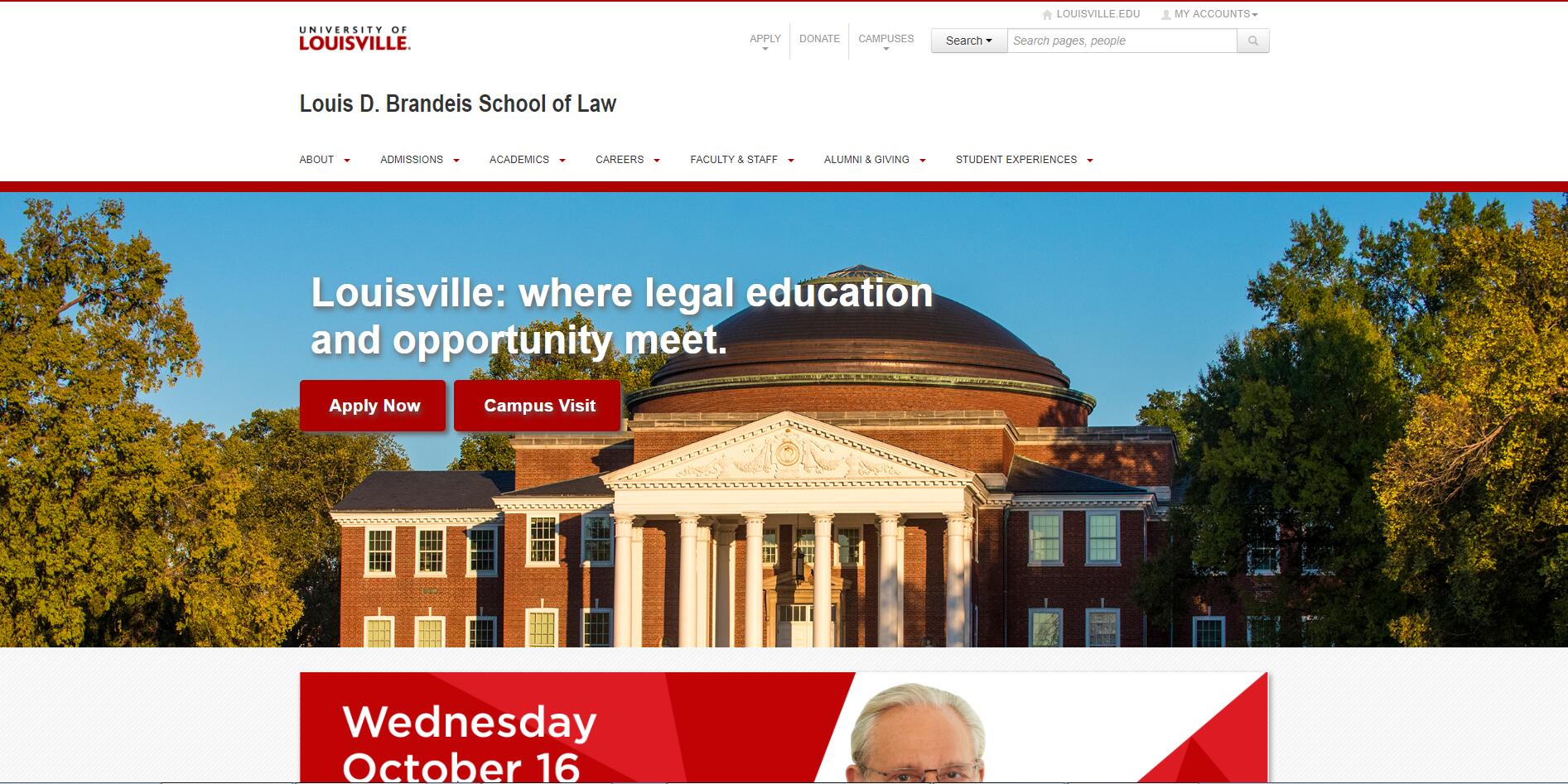 The Louis D. Brandeis School of Law at University of Louisville