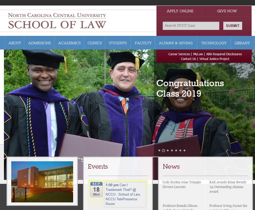 The School of Law at North Carolina Central University