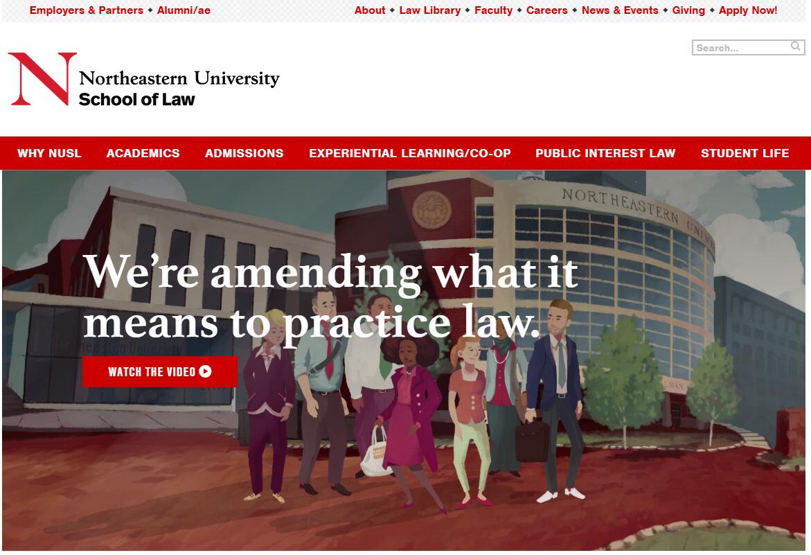 The School of Law at Northeastern University Top Schools in the USA
