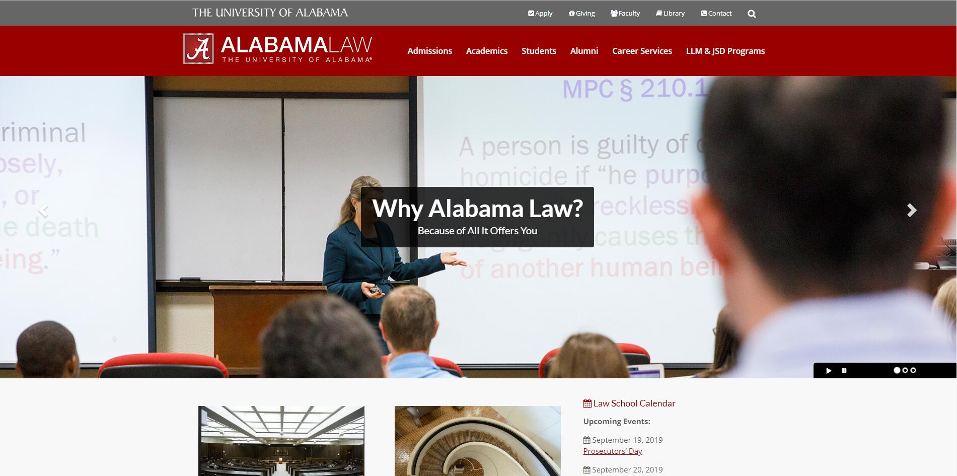 The School of Law at University of Alabama