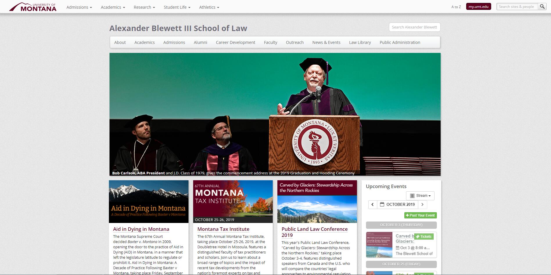 The School of Law at University of Montana