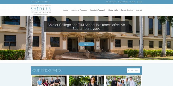 The Shidler College of Business at University of Hawaii--Manoa