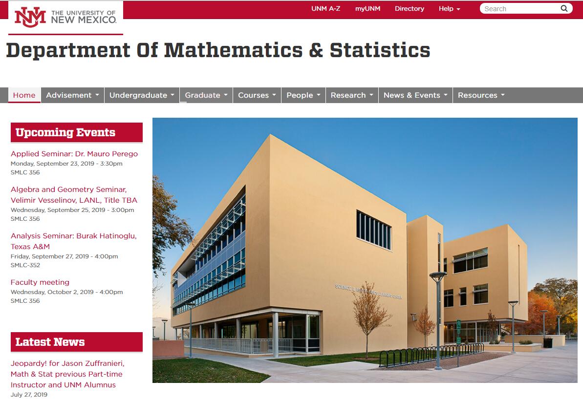 Top Math Schools in New Mexico