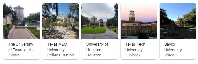 Top Universities in Texas