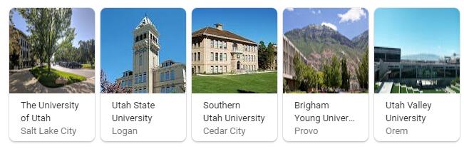 Top Universities in Utah