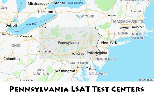 Pennsylvania LSAT Testing Locations