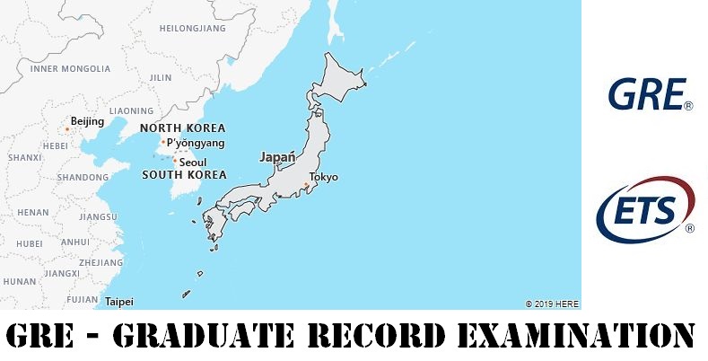 GRE Testing Locations in Japan