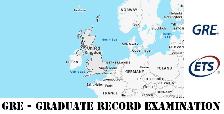 GRE Testing Locations in United Kingdom