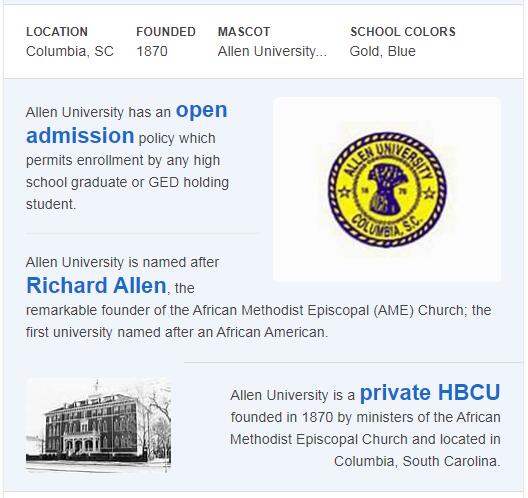 Allen University History