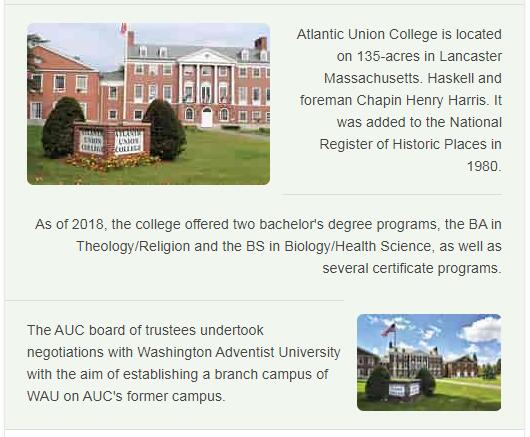 Atlantic Union College History