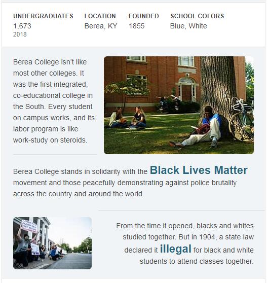 Berea College History