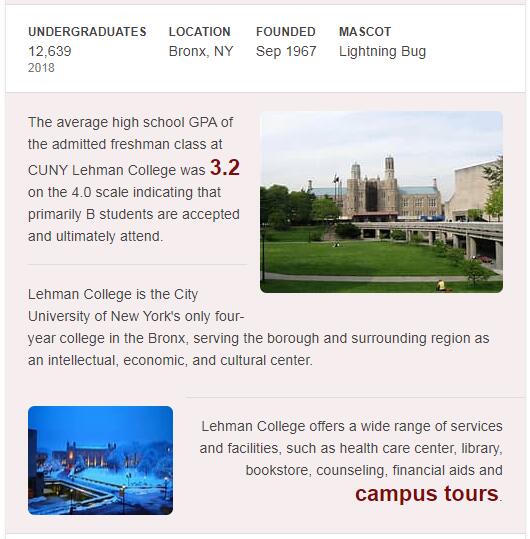 CUNY-Lehman College History