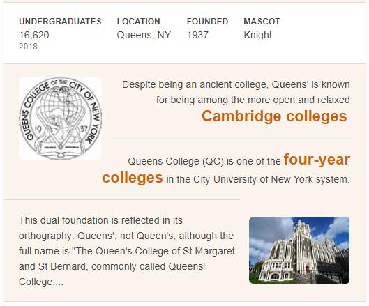 CUNY-Queens College History