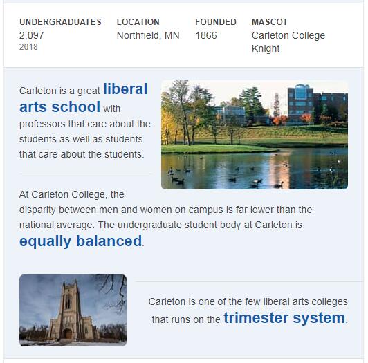 Carleton College History