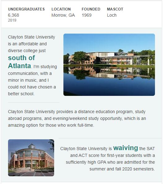 Clayton State University History