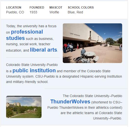 Colorado State University-Pueblo History