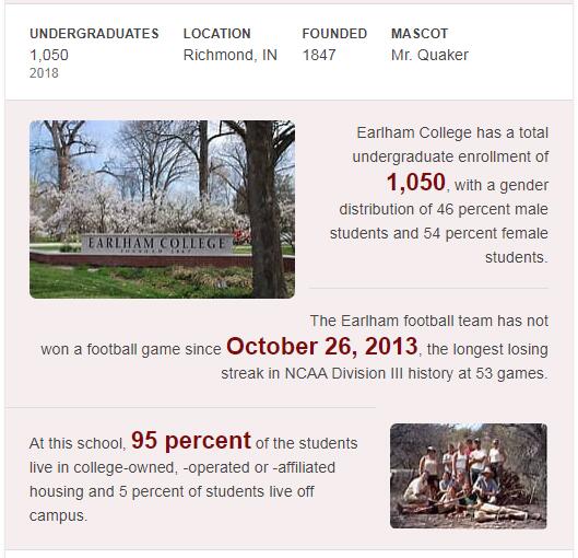 Earlham College History