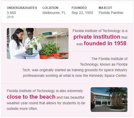 Florida Institute of Technology History