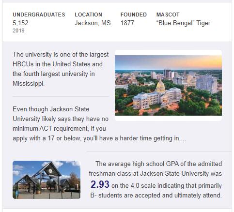 Jackson State University History