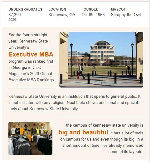 Kennesaw State University History