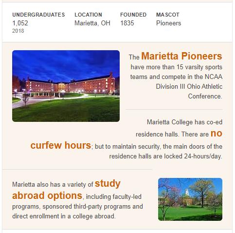 Marietta College History