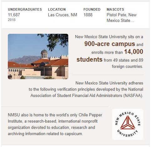 New Mexico State University History