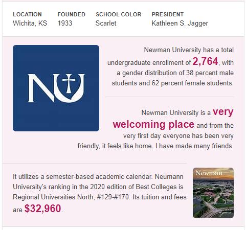 Newman University History