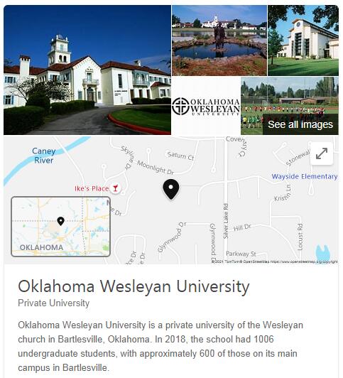 Oklahoma Wesleyan University History