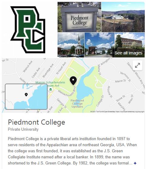 Piedmont College History