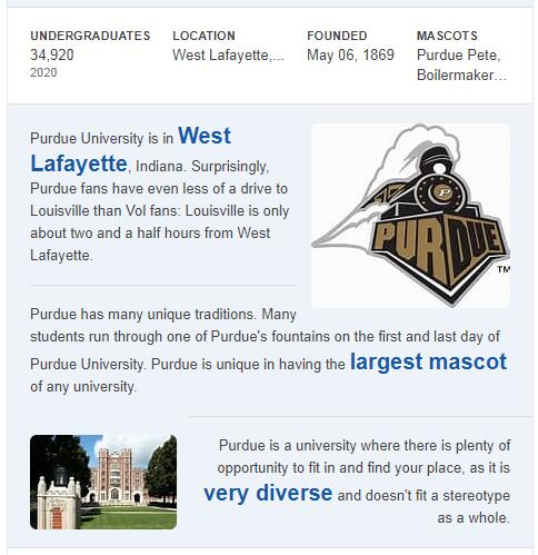 Purdue University-West Lafayette History