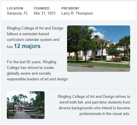 Ringling College of Art and Design History