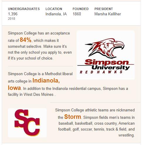 Simpson College History