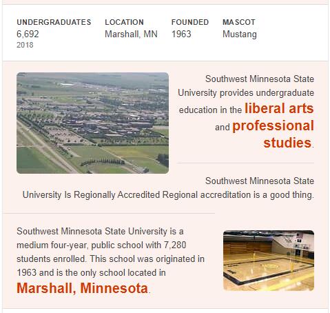 Southwest Minnesota State University History