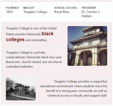 Tougaloo College History