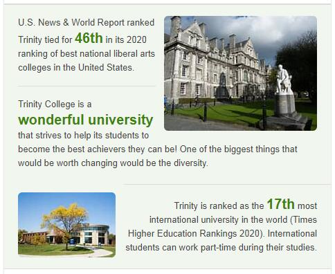 Trinity College History