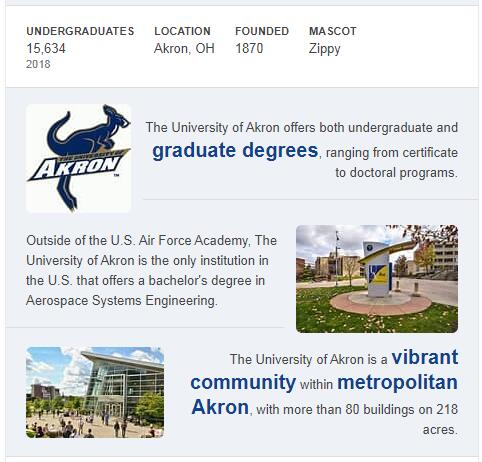 University of Akron History