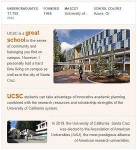 University Of California Santa Cruz Rankings   Top Schools In The USA