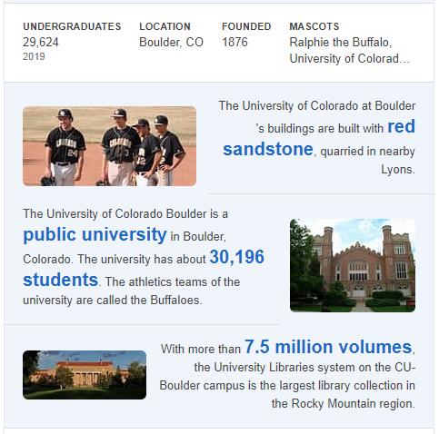 University of Colorado-Boulder History