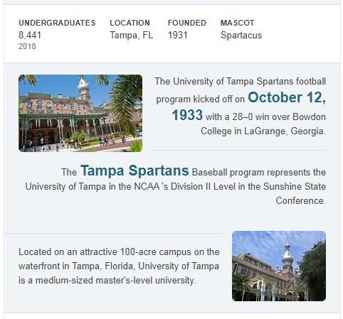 University of Tampa History