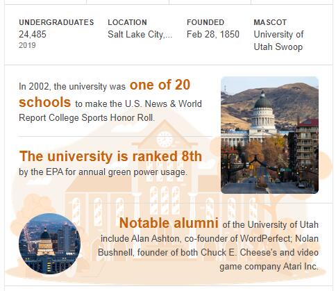 University of Utah History