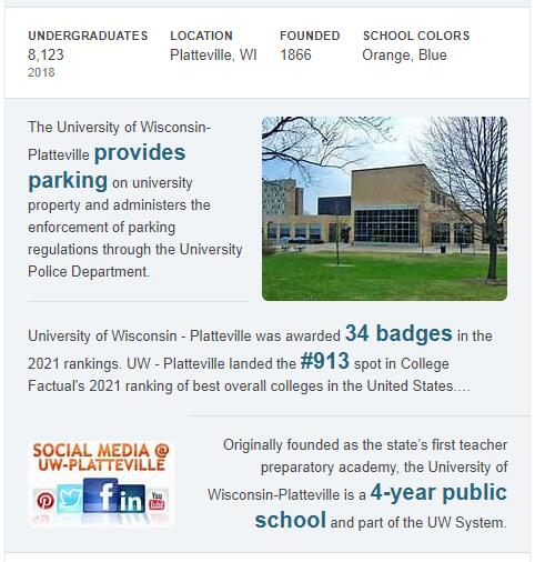 University of Wisconsin-Platteville History