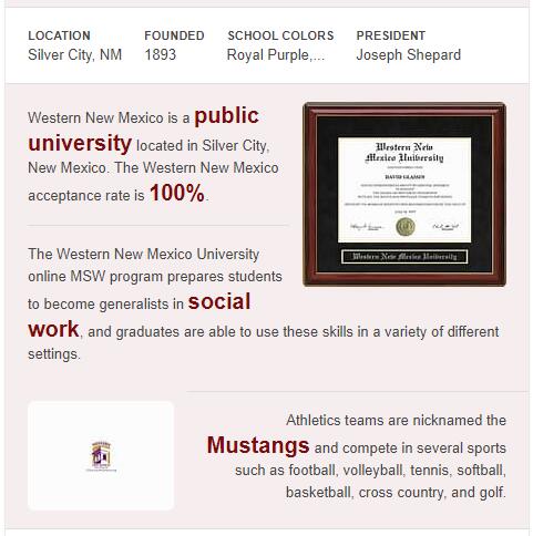 Western New Mexico University History